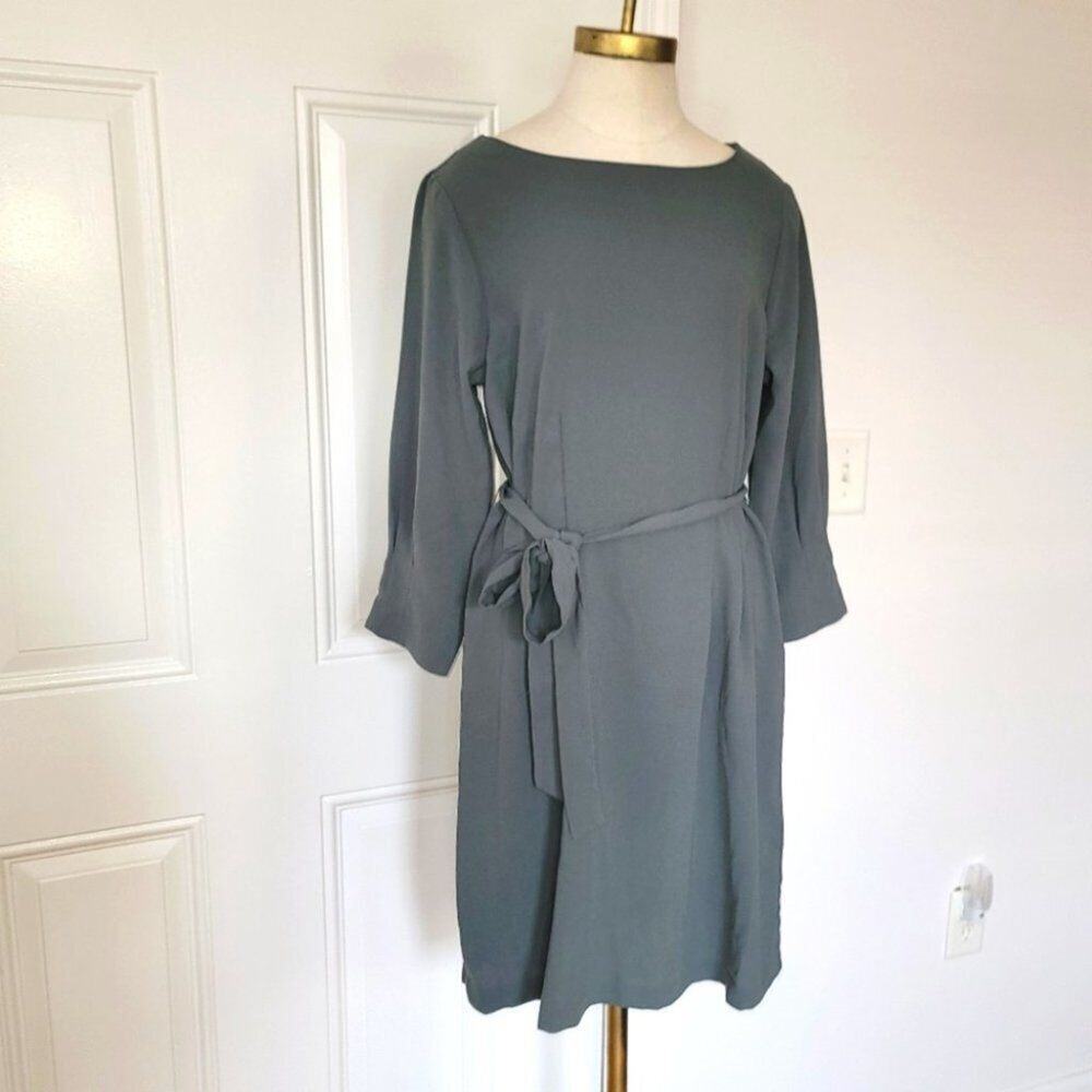 Boat neck dress